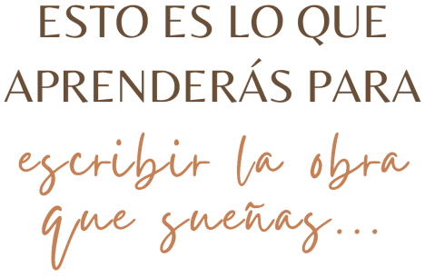 lo que aprenderas